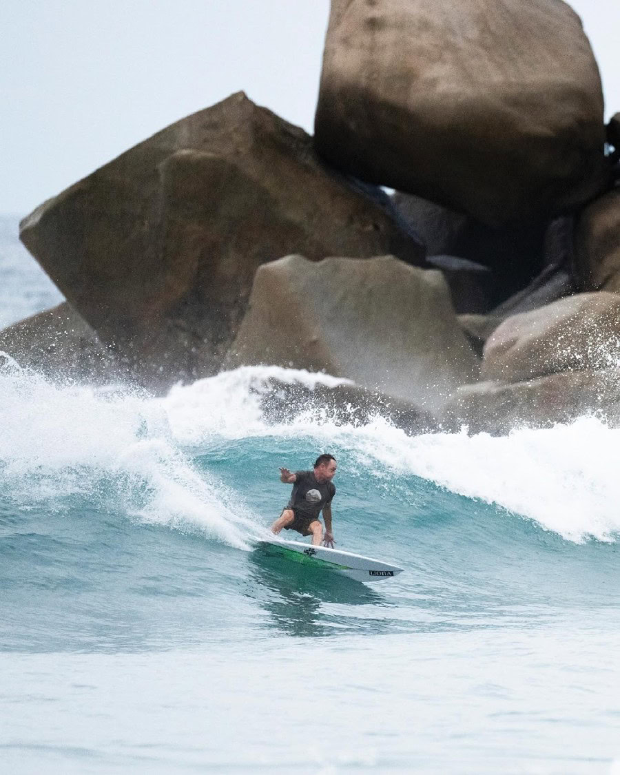 best-board-shorts-1 man surfing in board shorts