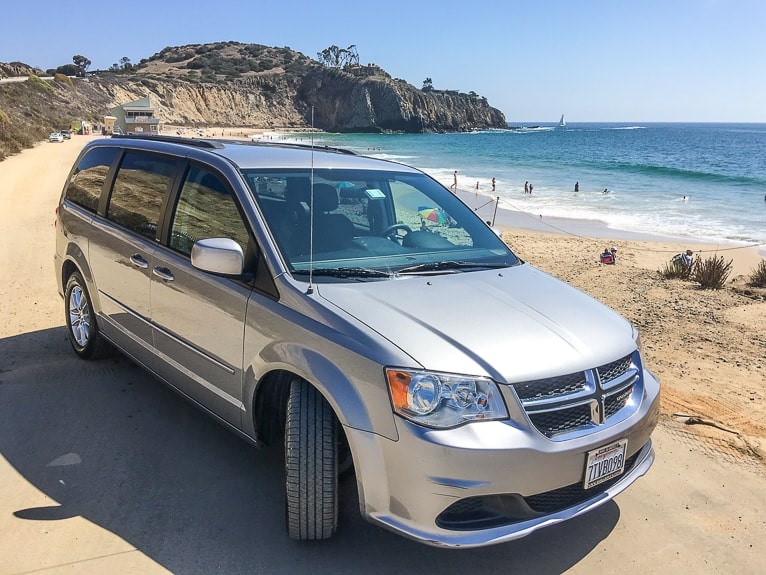 west coast road trip with camper van