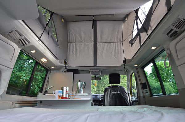campervan hire uk campervantastic van interior