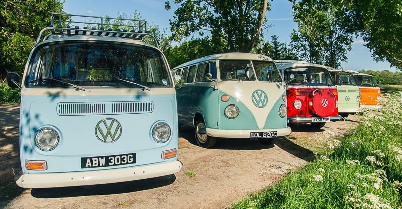 campervan hire uk / red hatch classic campers