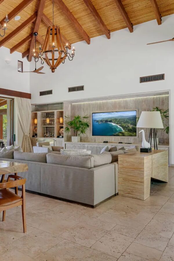 luxury villa living area