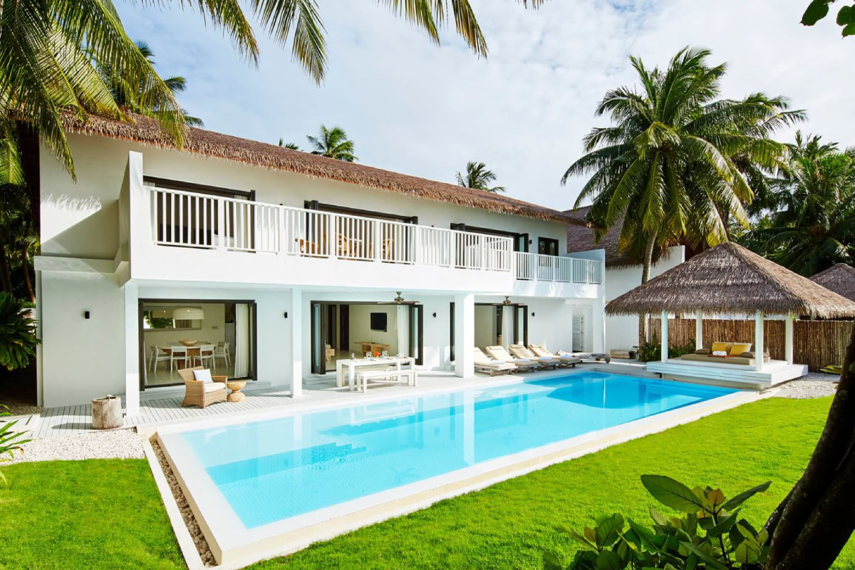 luxury surf resort pool
