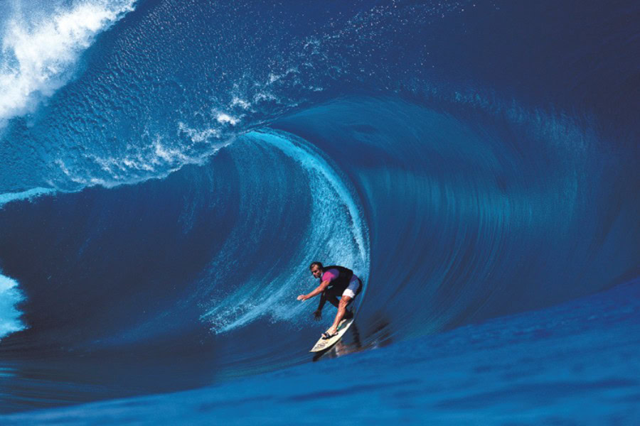 laird hamilton millennium wave surfing