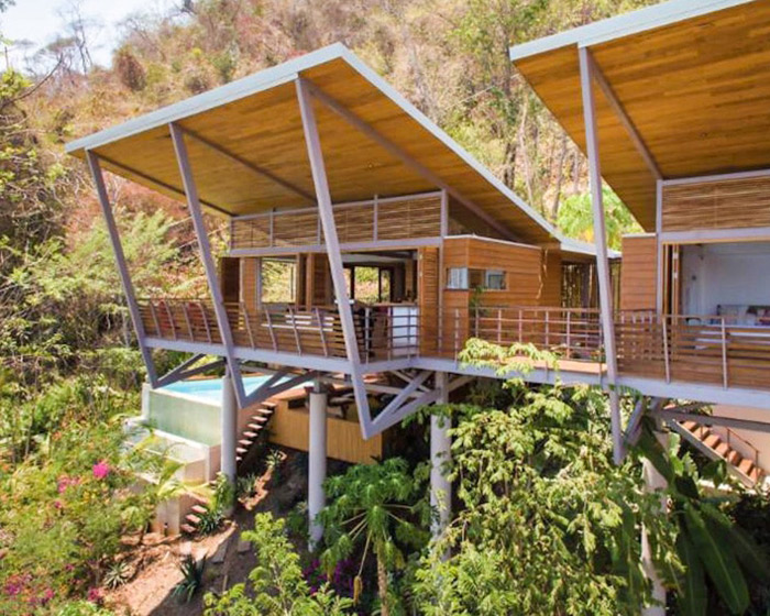 the floating house surf villa