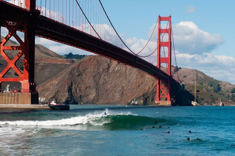 fort point surfing california