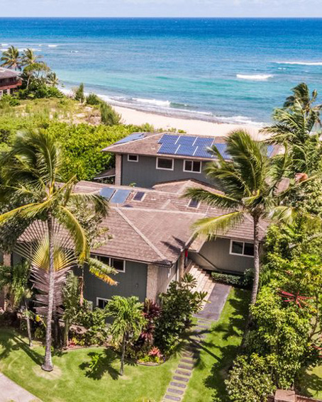 lush palm private surf trip oahu oceanfront villa
