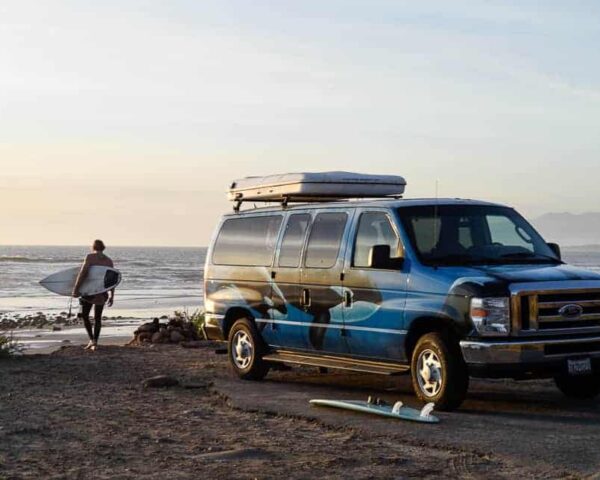 highway 1 road trip surfing California