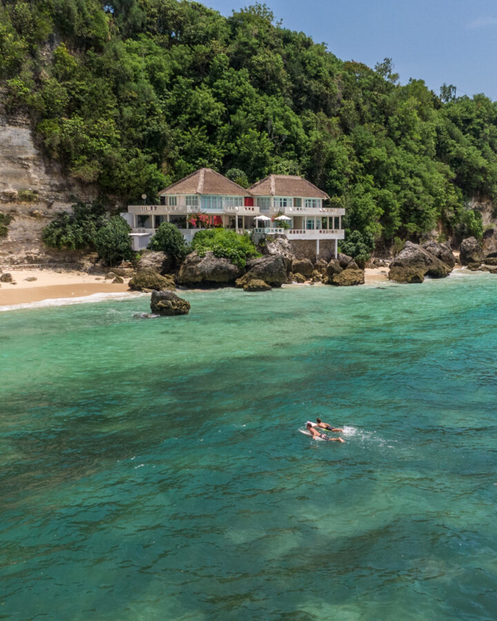 oceanfront luxury surf vacation villa perched on bluff