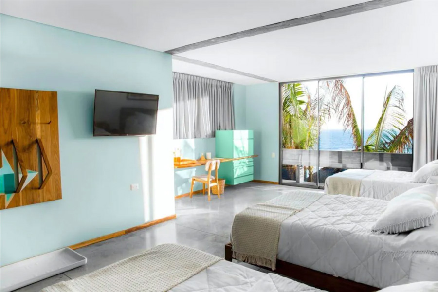room at puro surf el salvador