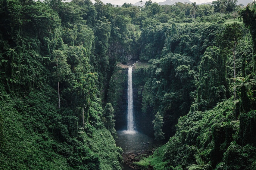 samoa resort waterfall