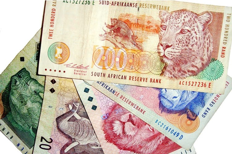 south african rand