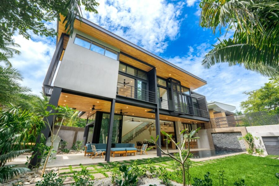 luxury and tropical surf house