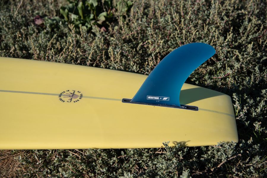 single fin surfboard setup
