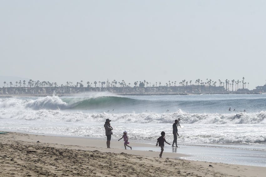 surfing california