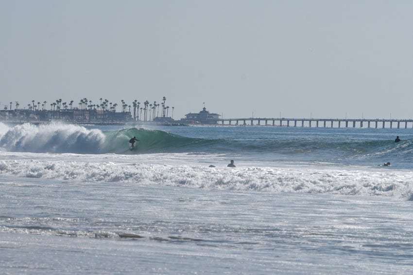 surfing california