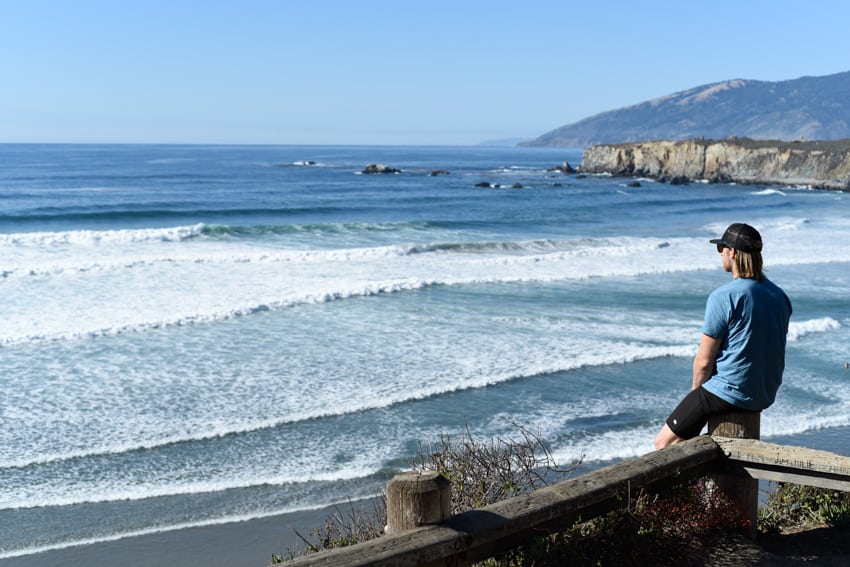 surfing california