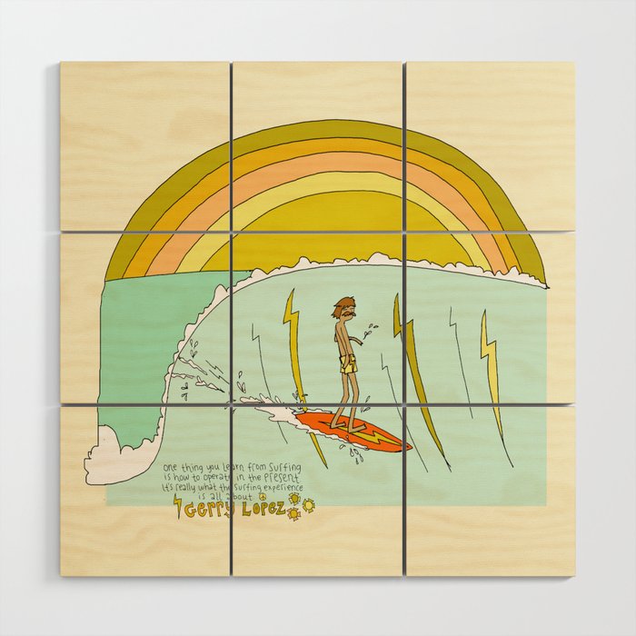 Surfing room kids art with Gerry Lopez 