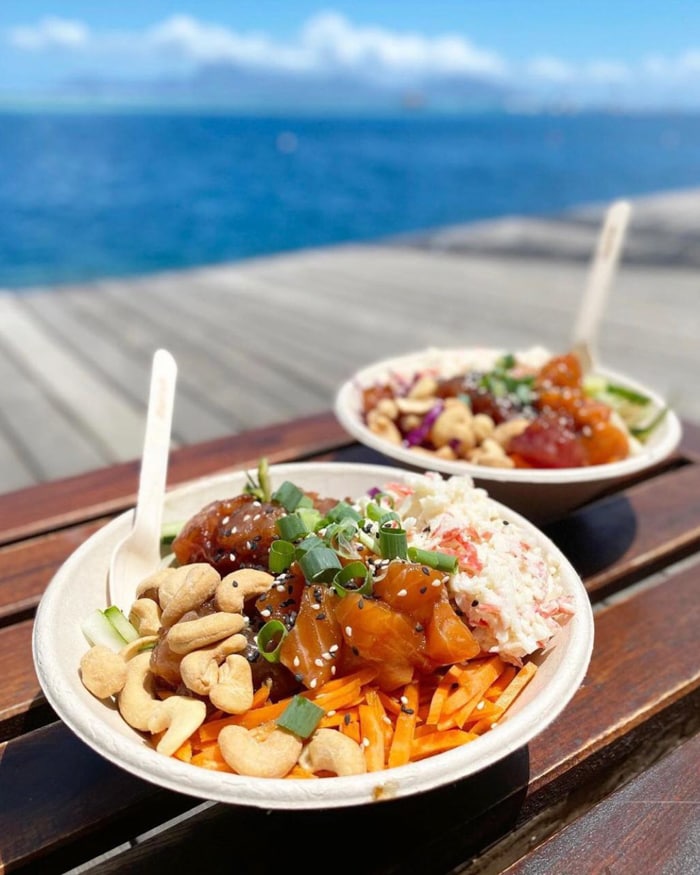 tahiti island restaurants poke bar